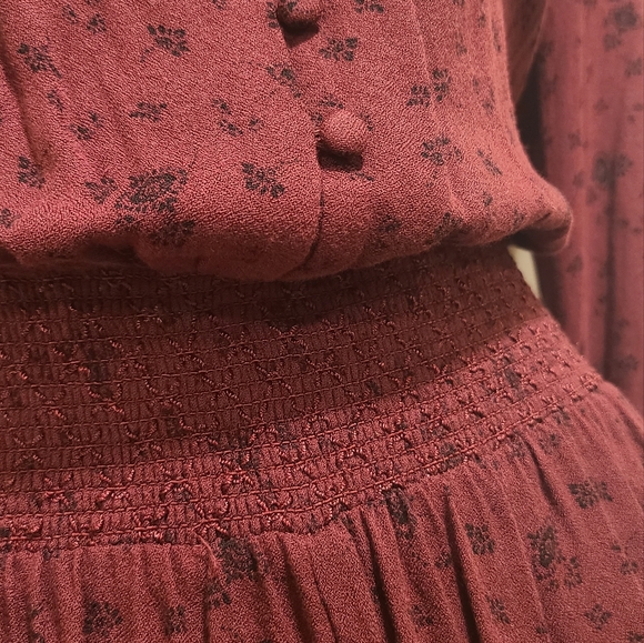 American Eagle Outfitters 3/4 Sleeve Button Down Romper Size Medium - Picture 4 of 7